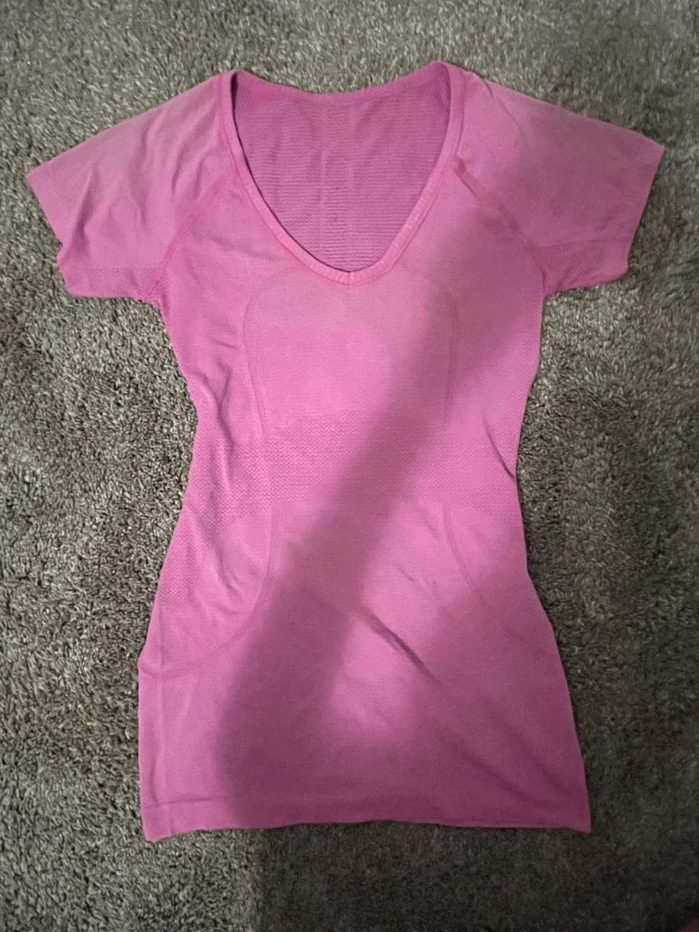 Pink Lululemon Swiftly Tech Short-Sleeve Shirt Hip Huggers V-Neck